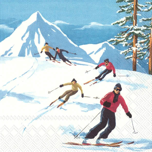 Pappersservett Apres Ski